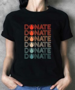 Cool donate blood graphic art blood donor design t-shirt