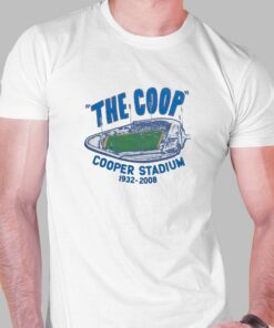 Cooper Stadium The Coop T-shirt Cooper Stadium The Coop T-shirt