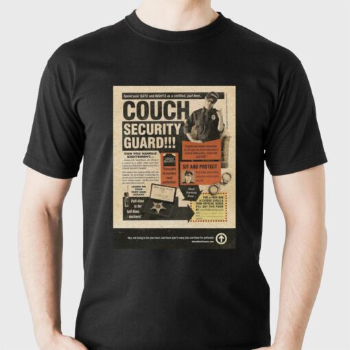 Couch Security Guard T-shirt