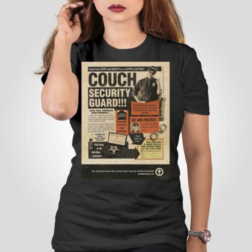 Couch Security Guard T-shirt