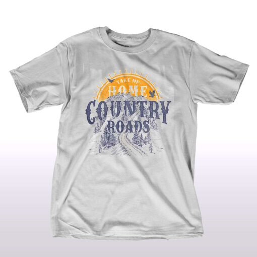 Country Roads Sunset John Denver T-shirt