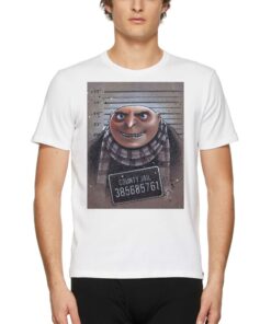 County Jail Gru Despicable Me Evil Genius Portrait T-shirt County Jail Gru Despicable Me Evil Genius Portrait T-shirt