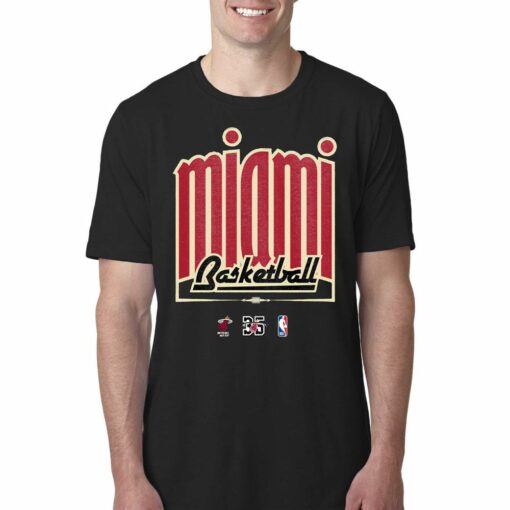 Court Culture Classic Miami Basketball Fleece Crewneck T-shirt