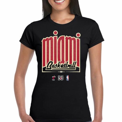 Court Culture Classic Miami Basketball Fleece Crewneck T-shirt