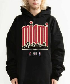 Court Culture Classic Miami Basketball Fleece Crewneck T shirt 3