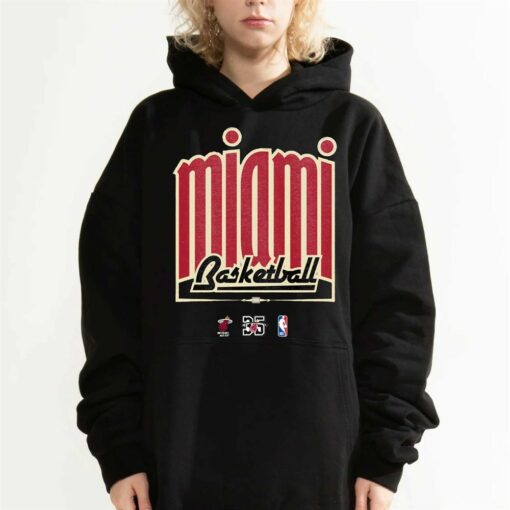 Court Culture Classic Miami Basketball Fleece Crewneck T-shirt