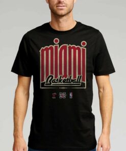 Court Culture Classic Miami Basketball T-shirt Court Culture Classic Miami Basketball T-shirt