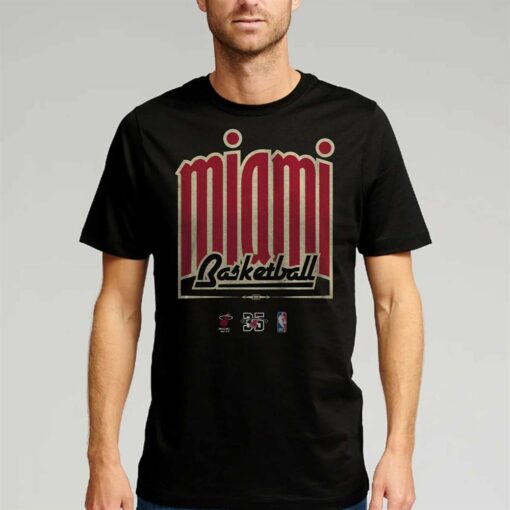 Court Culture Classic Miami Basketball T-shirt