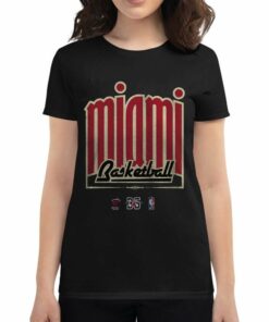 Court Culture Classic Miami Basketball T-shirt