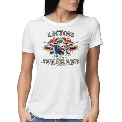 Cow Veteran Lactose Intolerant Funny Shirt