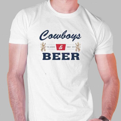 Cowboys And Beer Vintage Vibe Shirt