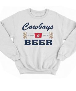 Cowboys And Beer Vintage Vibe Shirt 4