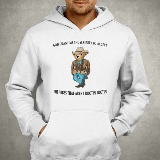 Cowboys Teddy Bear God Grant Me The Serenity To Accept The Vibes T-shirts