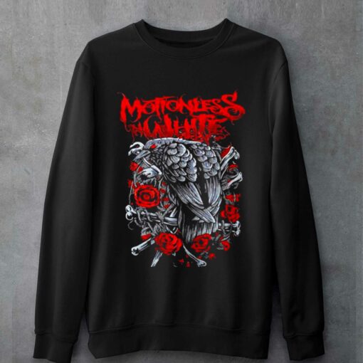 Creatures Black Birds Rose Motionless Shirt