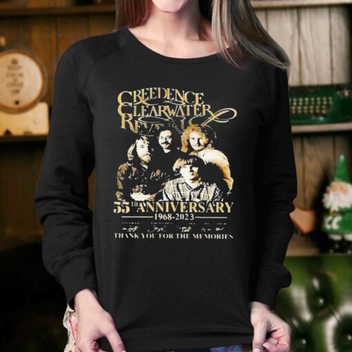 Creedence Clearwater Revival 55rd Anniversary 1968-2023 Thank You For The Memories Shirt