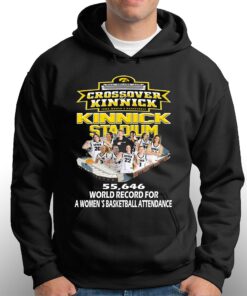Crossover Kinnick Iowa Womens Basketball Kinnick Stadium 55646 World Record For A Womens Basketball Attendance T-shirt 2 Crossover Kinnick Iowa Womens Basketball Kinnick Stadium 55646 World Record For A Womens Basketball Attendance T shirt 3