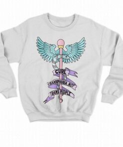 Cure Transphobia Not Trans People Sweatshirt Hoodie 4