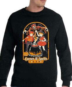 Curses Spells Mineral Wash Boyfriend Fit Girls T shirt 4