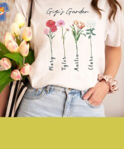 Custom Birth Month Shirt Mama's Garden Shirt Mother Day 2 Custom Birth Month Shirt Mamas Garden Shirt Mother Day 3