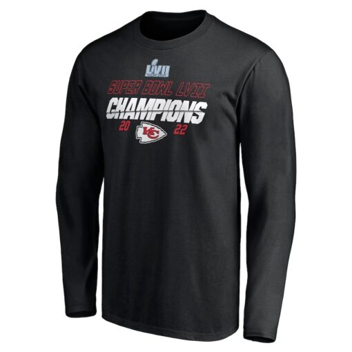 Custom Kansas City Chiefs Super Bowl Lvii Champions Long Sleeve T-shirt