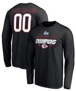 Custom Kansas City Chiefs Super Bowl Lvii Champions Long Sleeve T shirt 3