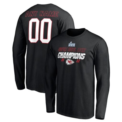 Custom Kansas City Chiefs Super Bowl Lvii Champions Long Sleeve T-shirt