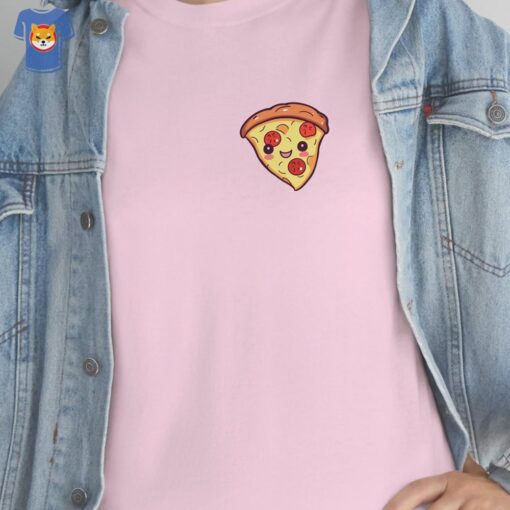 Cute Kawaii Pizza T-shirt Cute Kawaii Modern