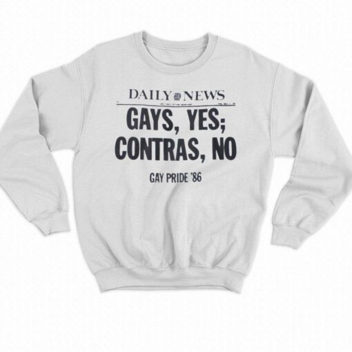 Daily News Gays Yes Contras No Gay Pride 86 Shirt