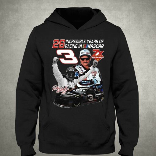 Dale Earnhardt 26 Incredible Years Of Racing T-shirt