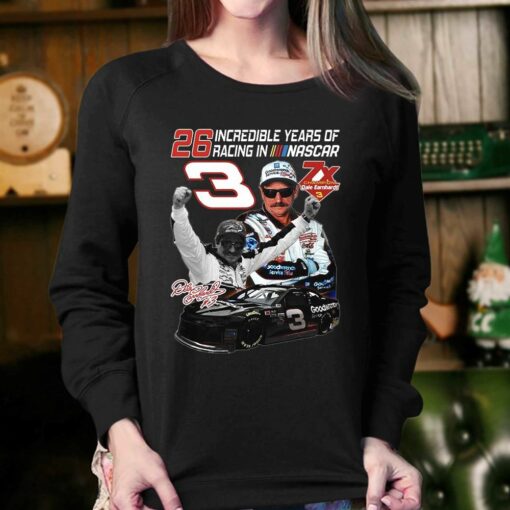 Dale Earnhardt 26 Incredible Years Of Racing T-shirt