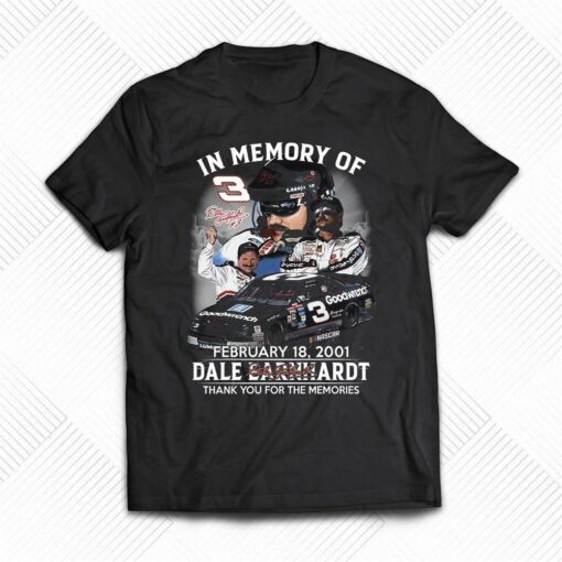 Dale Earnhardt Legend In Our Heart T-shirt