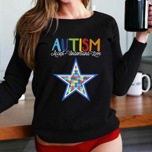 Dallas Cowboys Nfl Autism Awareness Accept Understand Love Shirt