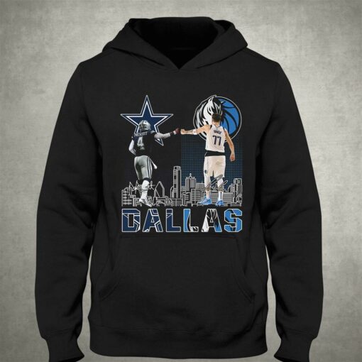 Dallas Cowboys Prescott And Mavericks Doncic City Champion Shirt Hoodie Sweater