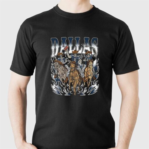 Dallas Cowboys Skeleton Halloween T-shirt