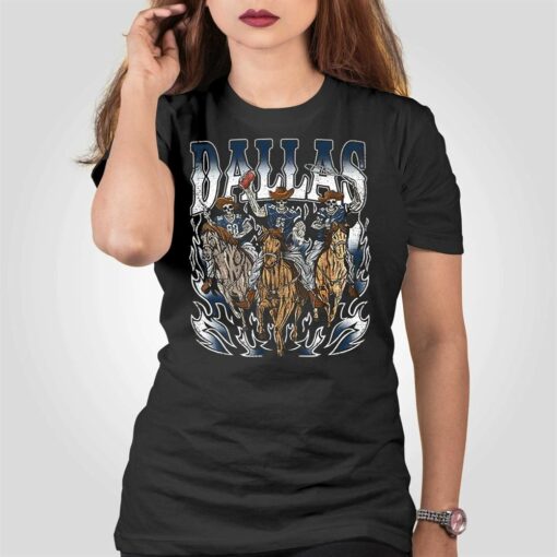 Dallas Cowboys Skeleton Halloween T-shirt