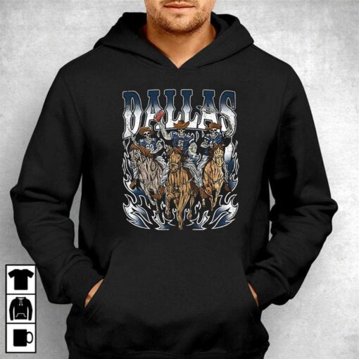 Dallas Cowboys Skeleton Halloween T-shirt