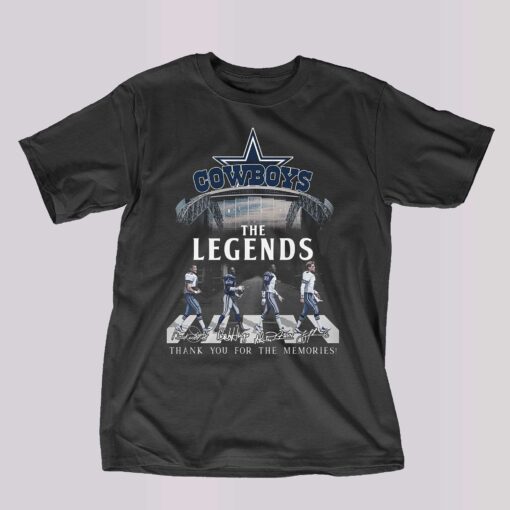 Dallas Cowboys The Legends Thank You For The Memories T-shirt