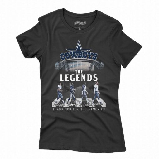 Dallas Cowboys The Legends Thank You For The Memories T-shirt