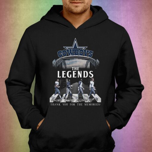 Dallas Cowboys The Legends Thank You For The Memories T-shirt