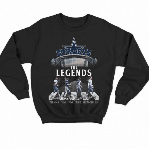 Dallas Cowboys The Legends Thank You For The Memories T-shirt