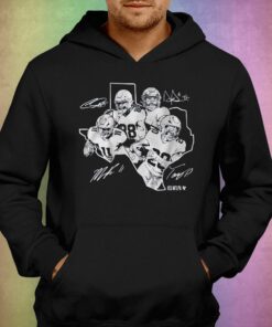 Dallas Star Collage Dak Prescott Micah Parsons Ceedee Lamb And Tony Pollard Shirt 3