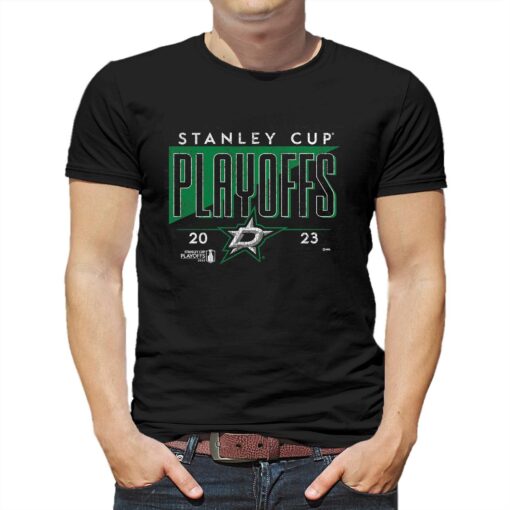 Dallas Stars Fanatics Branded 2023 Stanley Cup Playoffs Crease T-shirt