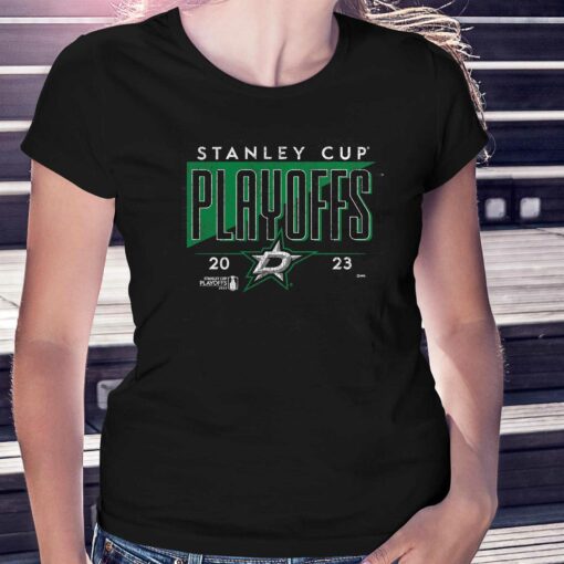 Dallas Stars Fanatics Branded 2023 Stanley Cup Playoffs Crease T-shirt