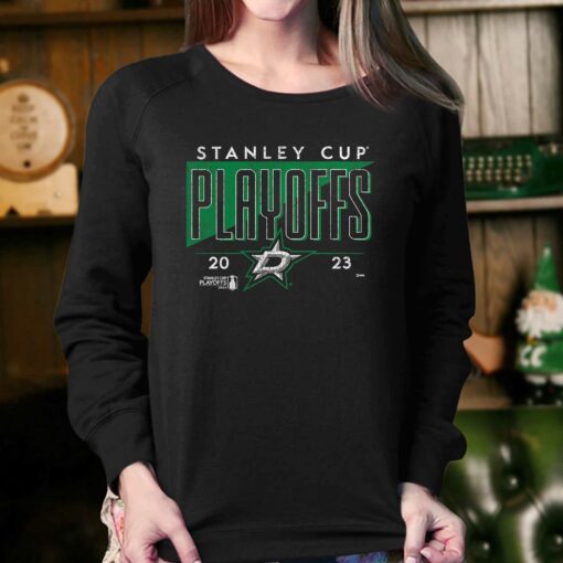 Dallas Stars Fanatics Branded 2023 Stanley Cup Playoffs Crease T-shirt