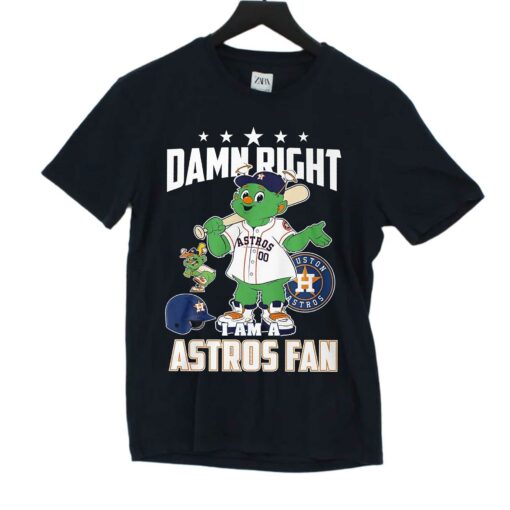 Damn Right I Am A Astros Fan Win Or Lose Unisex T-shirt