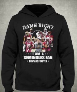 Damn Right I Am A Seminoles Fan Now And Forever Shirt 3