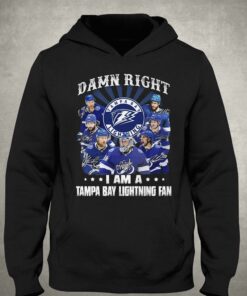Damn Right I Am A Tampa Bay Lightning Fan Unisex T shirt 3