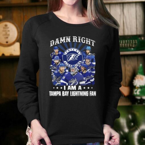 Damn Right I Am A Tampa Bay Lightning Fan Unisex T-shirt