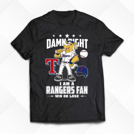 Damn Right Texas Rangers Fan Unisex T-shirt