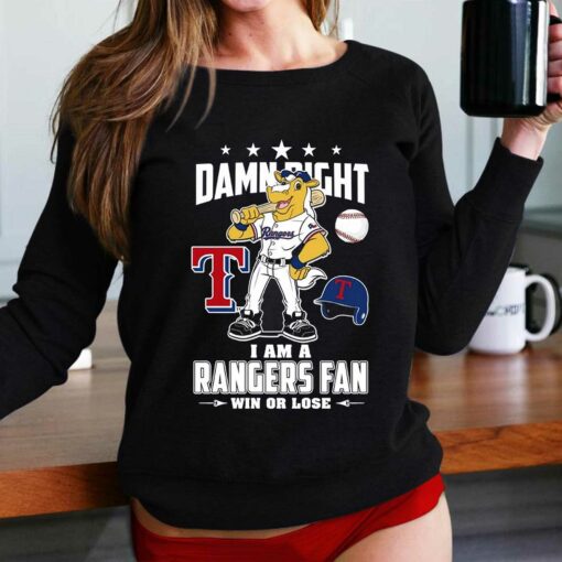 Damn Right Texas Rangers Fan Unisex T-shirt